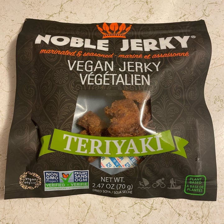 photo of Noble Jerky Vegan Jerky Teriyaki shared by @snoooz on  28 Feb 2023 - review