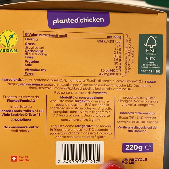 photo of planted.chicken Chicken From Plants - Lemon & Herbs shared by @plantbasedeguzki on  21 Jun 2023 - review