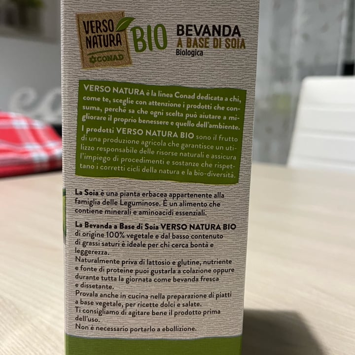 photo of Verso Natura Conad Bio  Bevanda A Base Di Soia shared by @manuelape on  31 Jan 2023 - review