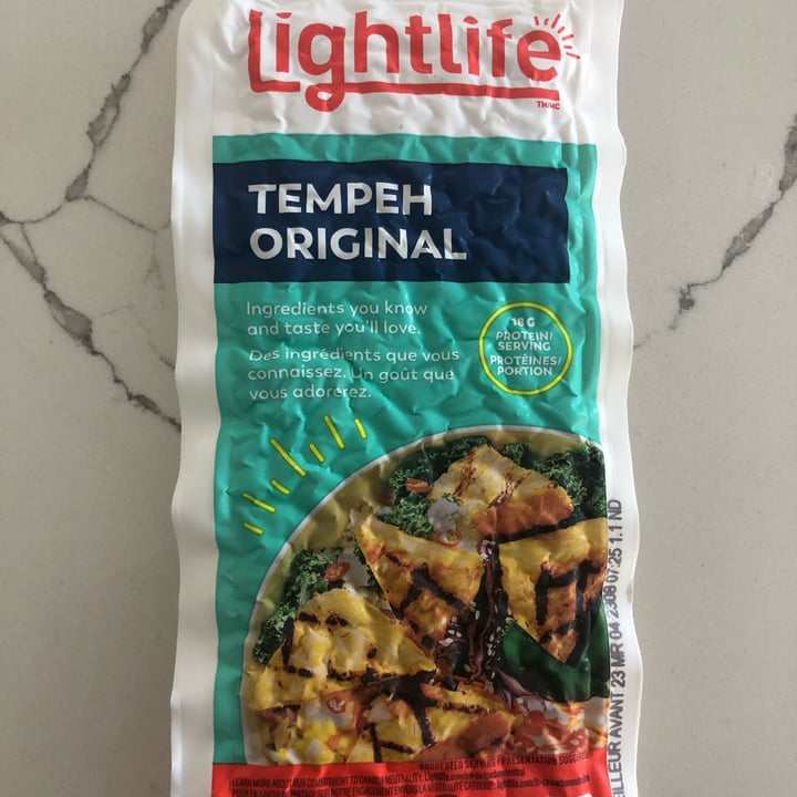 photo of Lightlife tempeh original shared by @derryns on  06 Feb 2023 - review
