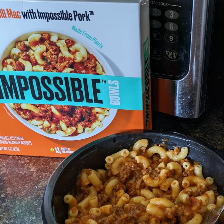 photo of Impossible Foods Chili Mac with Impossible Pork shared by @remitherat on  09 Apr 2023 - review