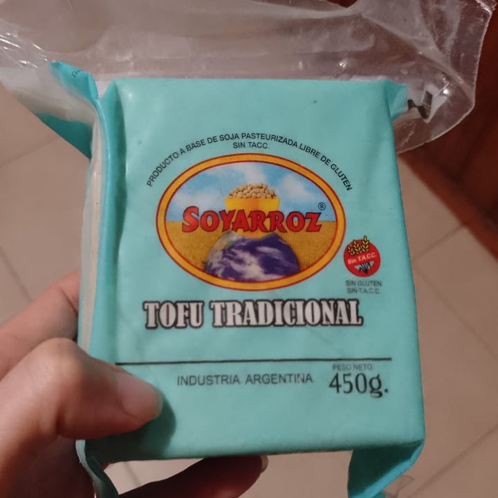 photo of Soyarroz Tofu 450g shared by @solanacarella on  08 Apr 2023 - review