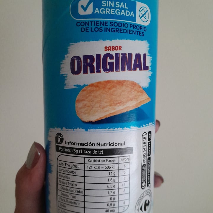 photo of Carrefour Papas Fritas Sin Sal Agregada shared by @victoria-vicky on  28 Jan 2023 - review