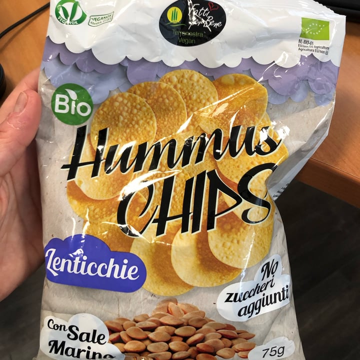 photo of Fatti per Bene Hummus Chips Lenticchie shared by @vittoria19 on  29 Dec 2022 - review