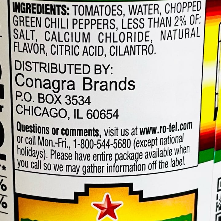 photo of Rotel Original Diced Tomatoes & Green Chilies shared by @tamiapple on  14 Mar 2023 - review