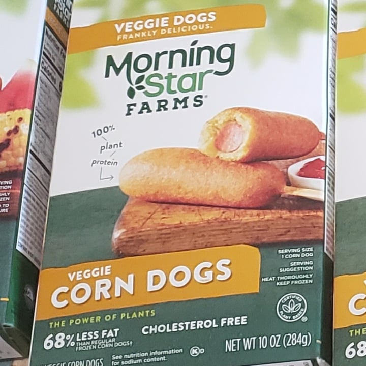 photo of MorningStar Farms Veggie Corn Dogs shared by @veganstuff107 on  25 Jul 2023 - review