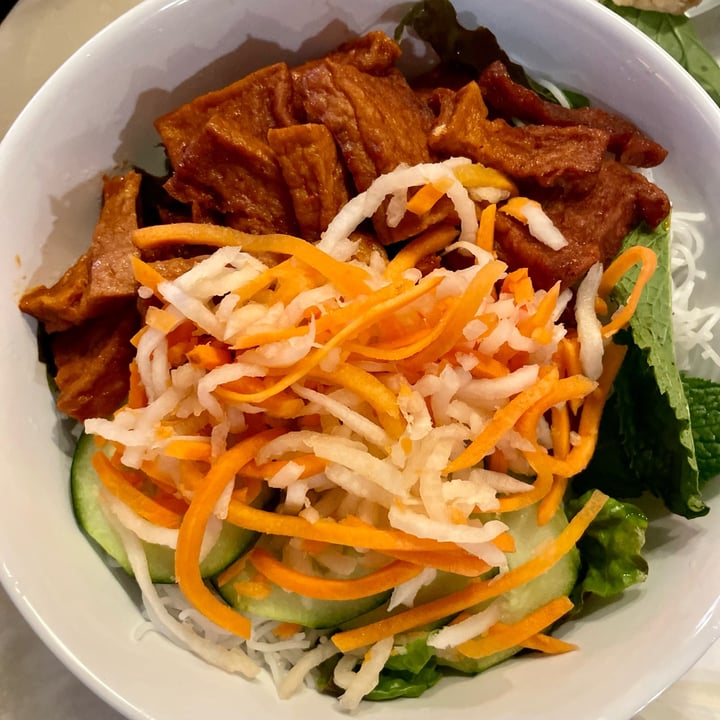 photo of Hanco's Rice Vermicelli Salad with Vegetarian Pork shared by @plantnats on  30 Apr 2023 - review