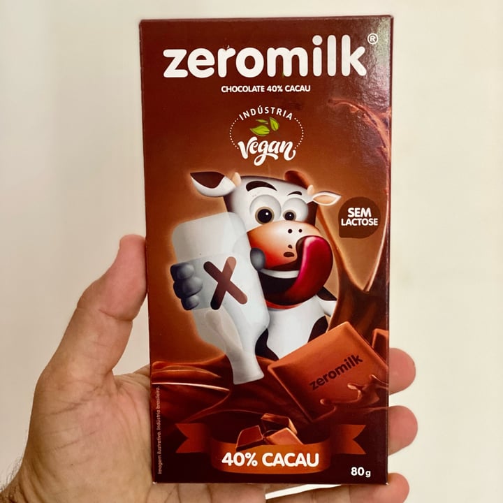 photo of Zeromilk Chocolate 40% Cacau shared by @abelcardoso on  30 Jan 2023 - review