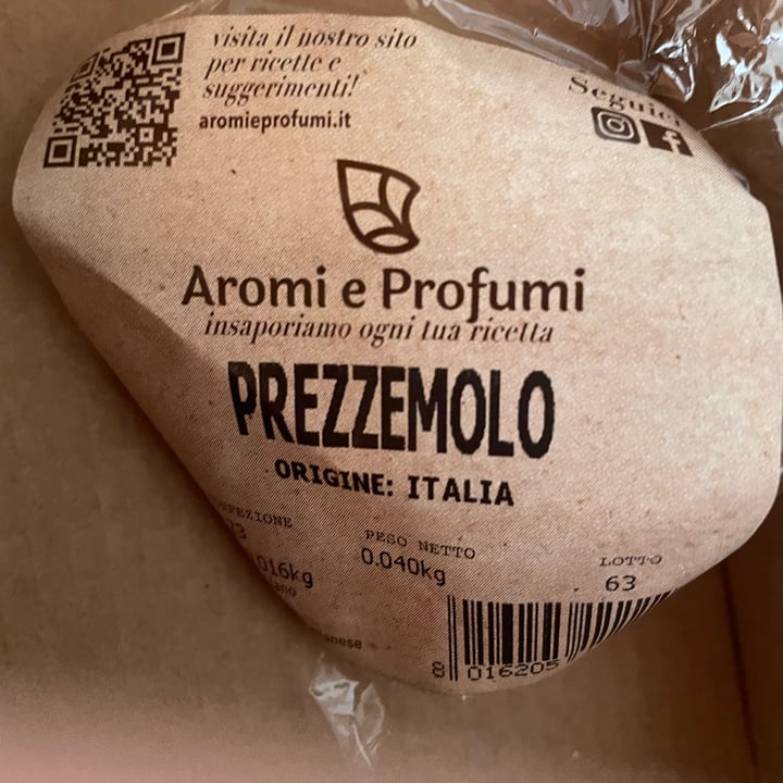 photo of Aromi e profumi Prezzemolo shared by @lblblb on  27 Feb 2023 - review