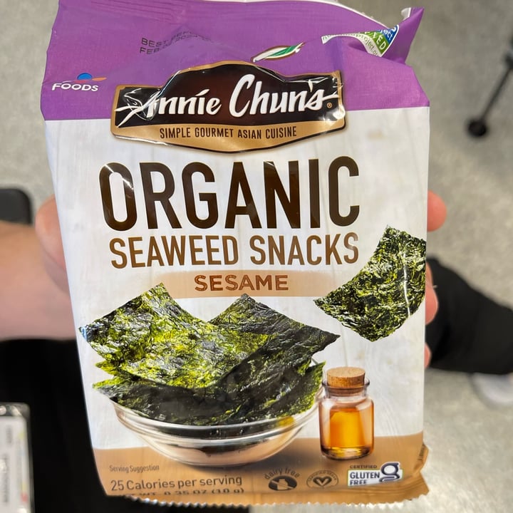 photo of Annie Chun's Organic Seaweed Snacks - Sea Salt shared by @ezuffo22 on  22 Jun 2023 - review