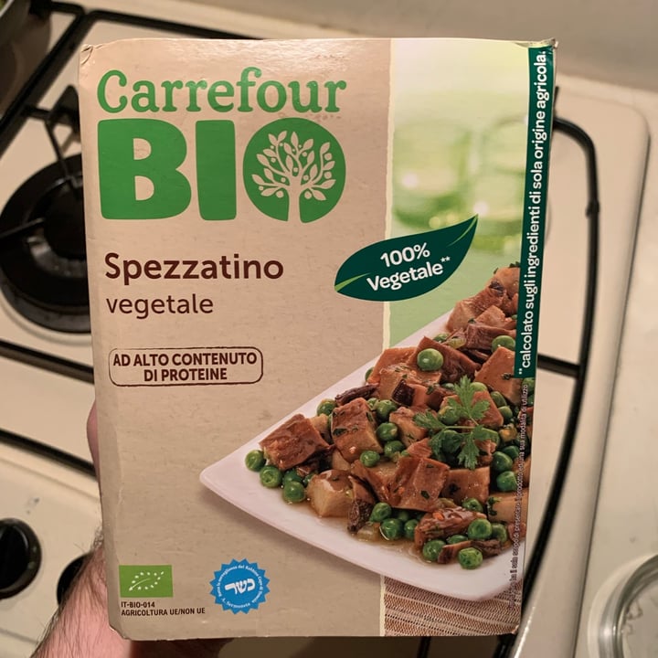 photo of Carrefour Spezzatino vegetale shared by @mpappaccogli on  02 Aug 2023 - review