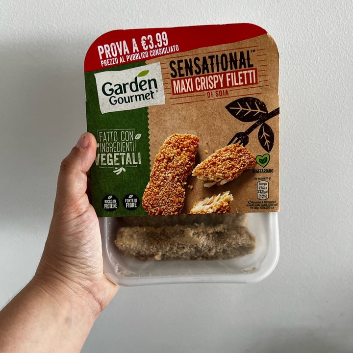 photo of Garden Gourmet sensational maxi crispy filetti gusto pollo shared by @giuliaccia on  12 Jul 2023 - review