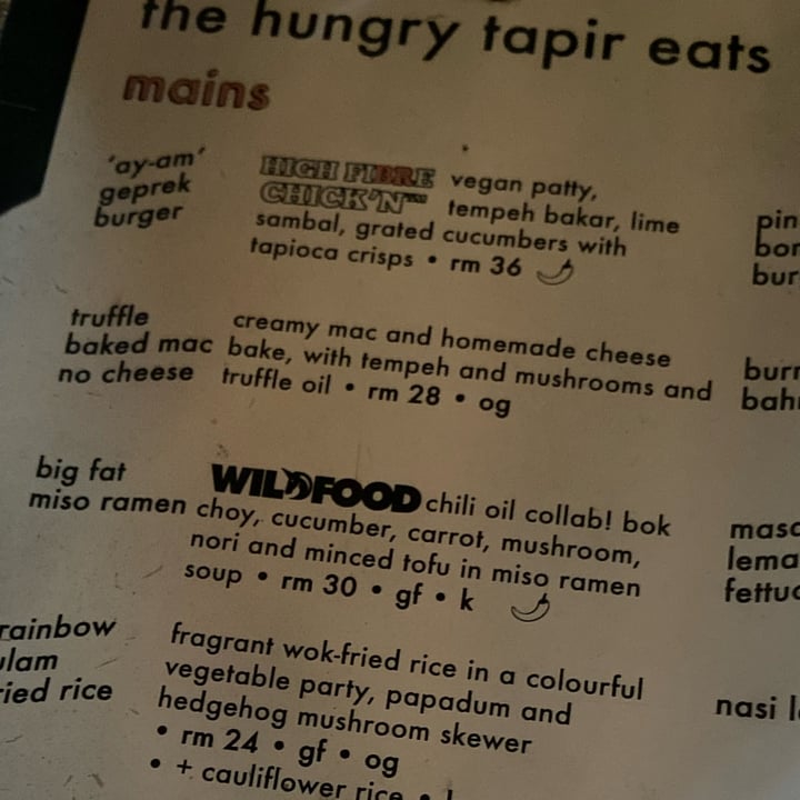photo of The Hungry Tapir Truffle Baked Mac No Cheese shared by @dafnelately on  22 Dec 2022 - review