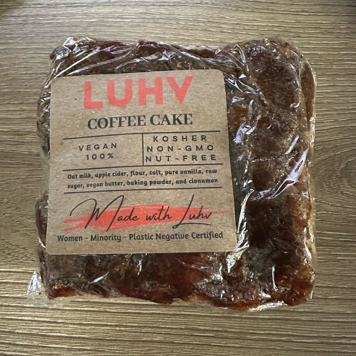 photo of LUHV Factory & Vegan Bistro Coffee Cake shared by @jpegg on  07 Jun 2023 - review