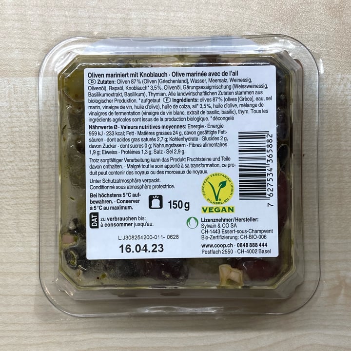 photo of Coop naturaplan OLIVE ALL'AGLIO BIO shared by @robi96 on  09 Apr 2023 - review