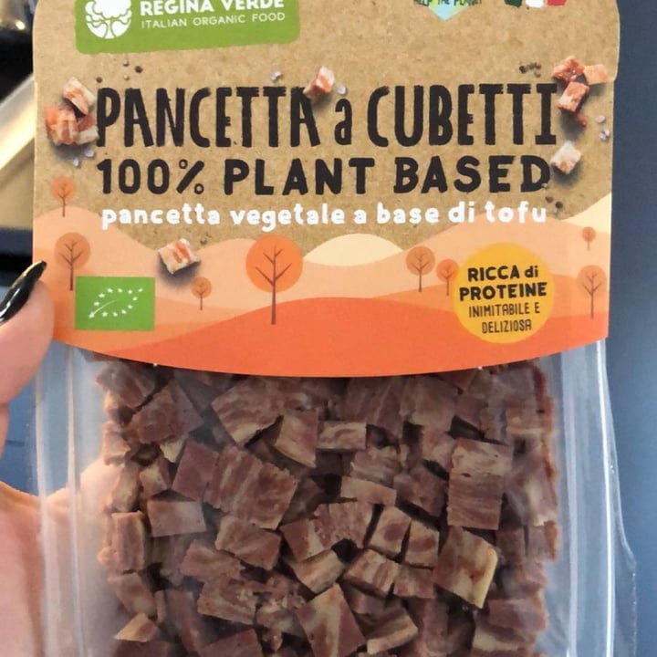 photo of Regina Verde pancetta a cubetti 100% plant based shared by @alleaus on  21 Dec 2022 - review