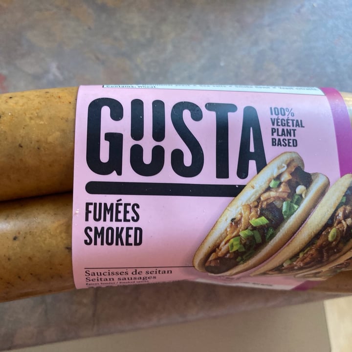 photo of Gusta saucisses fumées shared by @jthlt on  10 Apr 2023 - review