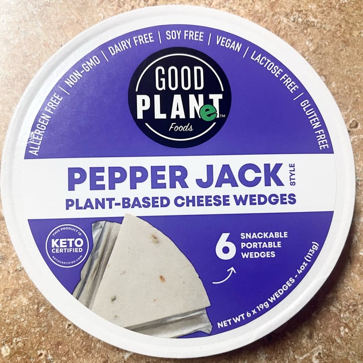 photo of Good Planet Foods Pepper jack plant-based cheese wedges shared by @monikitty on  29 Apr 2023 - review