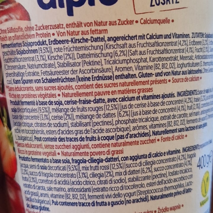 photo of Alpro Red Fruits With Dates (No Added Sugars) shared by @vanpanda on  11 Aug 2023 - review