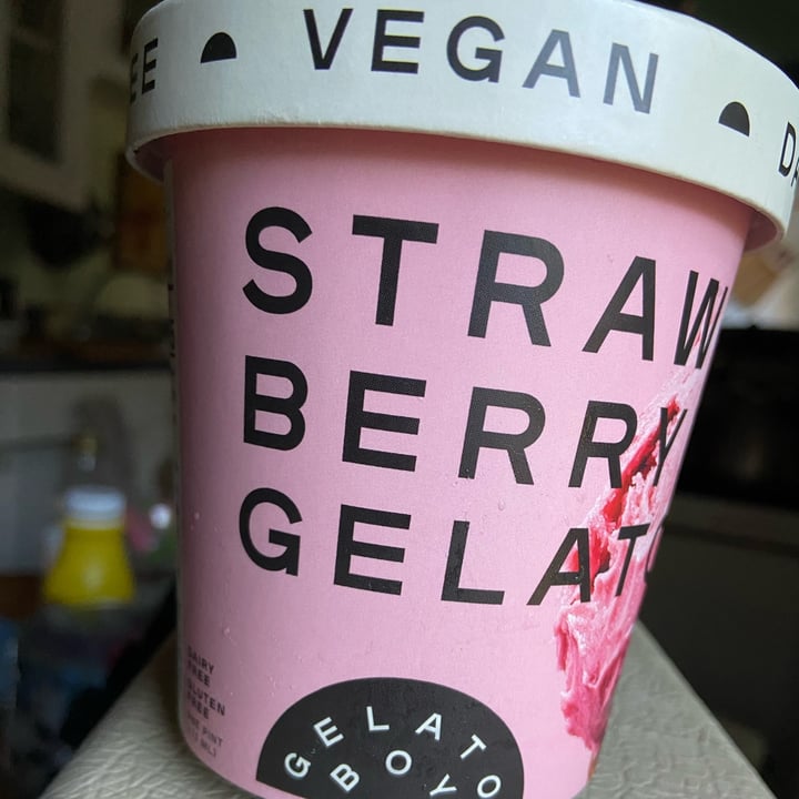 photo of Gelato boy Strawberry Gelato shared by @themindfulvegan on  12 Mar 2023 - review