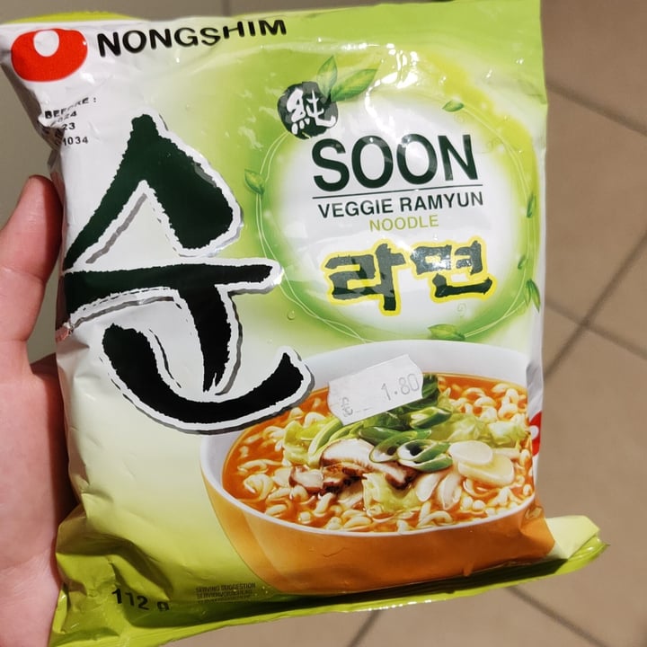 photo of NONGSHIM (농심) SOON VEGGIE RAMYUN NOODLE SOUP shared by @chiaraforlani on  15 Jul 2023 - review