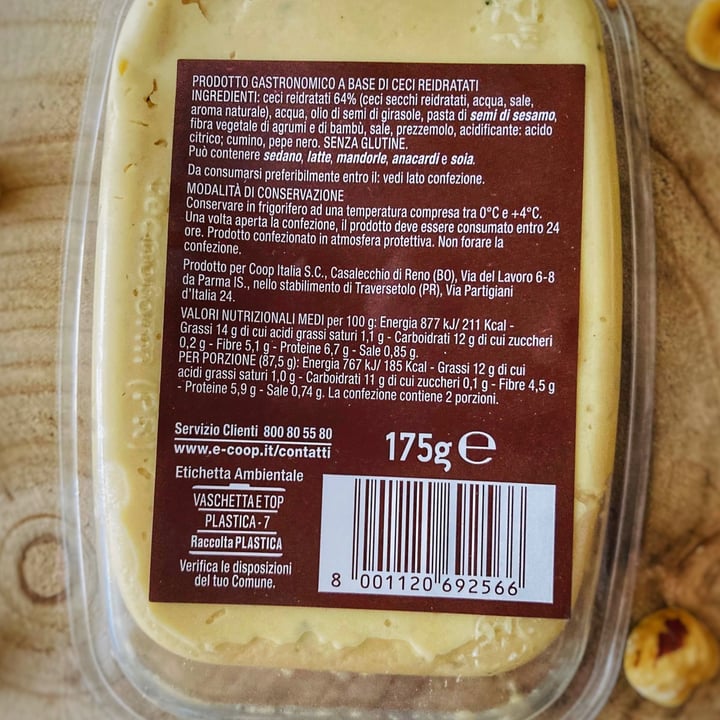 photo of Sapori dal Mondo Coop Hummus di Ceci shared by @federicathewitch on  05 Jul 2023 - review