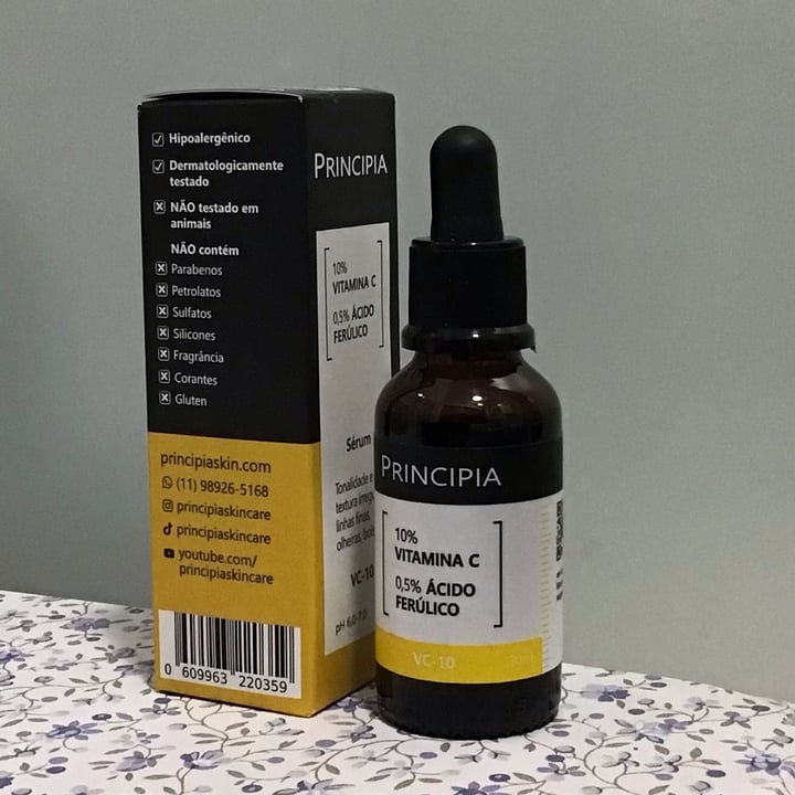 photo of Principia vitamina C liquida shared by @rosannenasc on  07 Jan 2023 - review