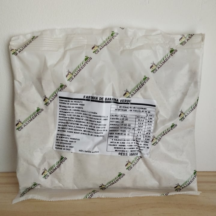 photo of C2  alimentos Farinha de Banana Verde 🍌 shared by @gabmaeda on  05 Feb 2023 - review