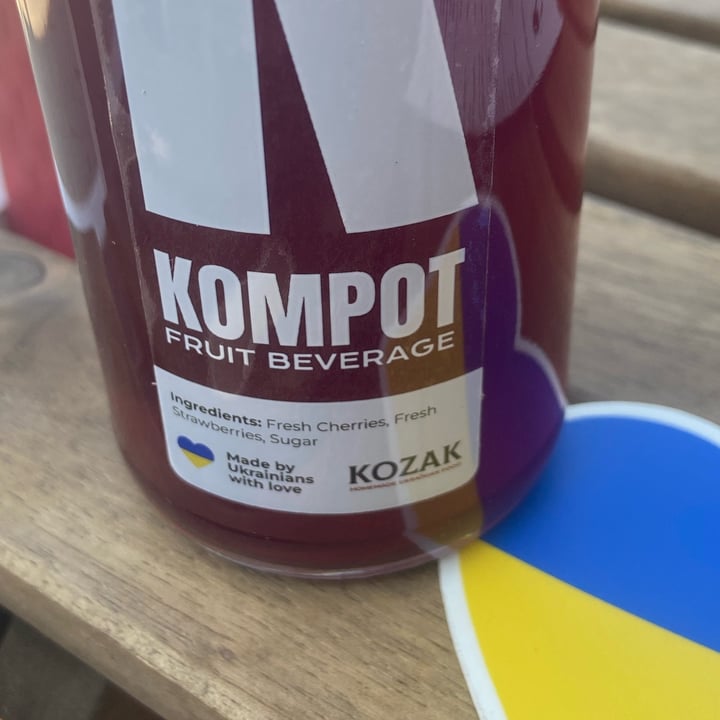 photo of Kozak Ukraїnian Eatery Kompot Fruit Beverage shared by @veggie-meg on  08 Jul 2023 - review