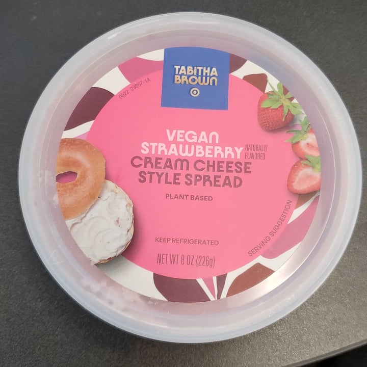 photo of Tabitha Brown Vegan Strawberry Cream Cheese Style Spread shared by @maisiehouse on  24 Feb 2023 - review