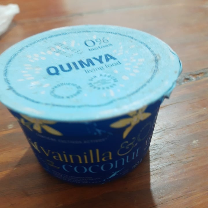 photo of Quimya Yogurt de vainilla sabor coco sin azucar shared by @ktpmor on  27 Jan 2023 - review