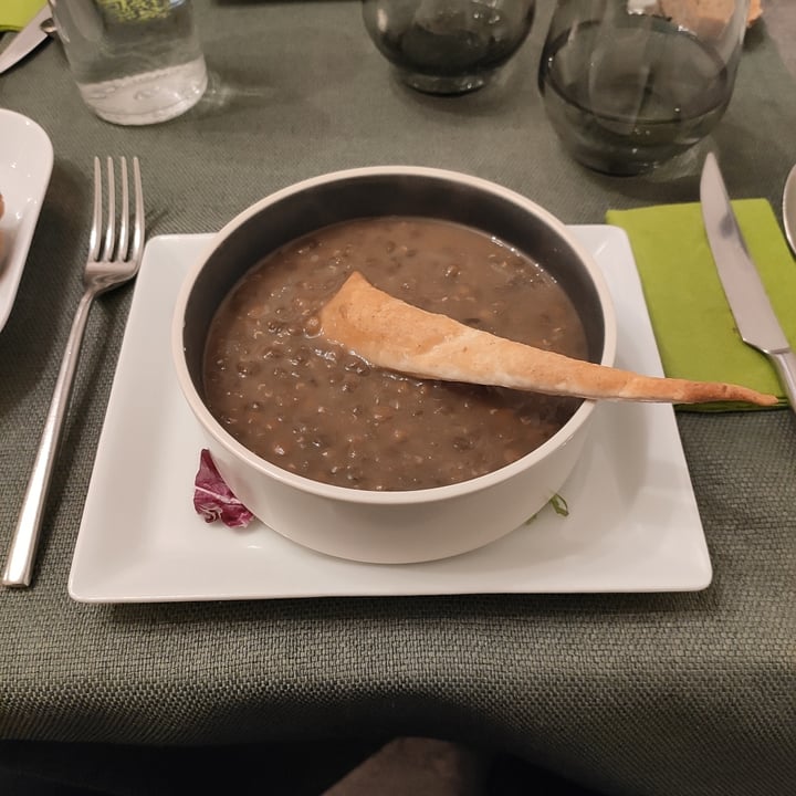 photo of Panghea Ristorante zuppa di lenticchie e zenzero con sfoglia shared by @magnoliabianca on  08 Feb 2023 - review
