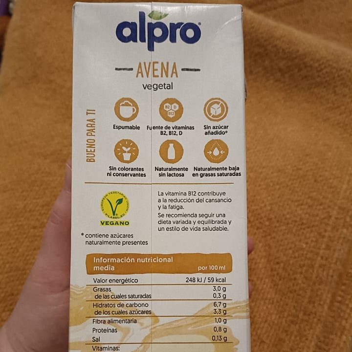 photo of Alpro Alpro barista avena shared by @gernika on  01 May 2023 - review