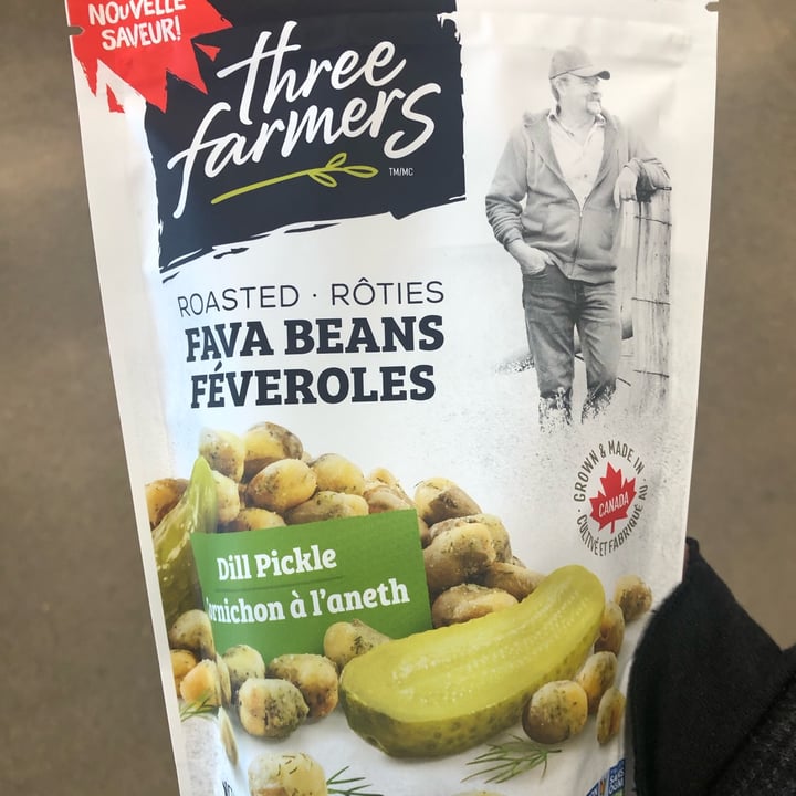 Three Farmers Roasted Fava Beans Dill Pickle Flavour Review abillion