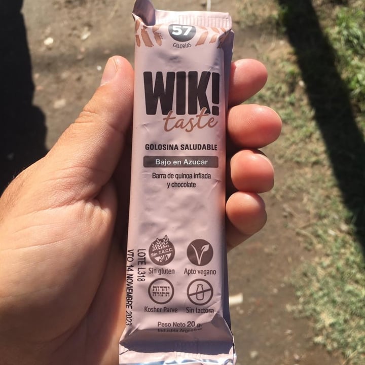 photo of Wik! Barra de quinoa inflada y chocolate shared by @lp0694 on  01 Apr 2023 - review