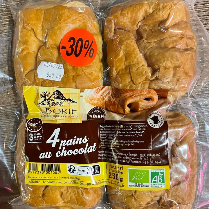 photo of Laborie Pains au chocolat shared by @carolo on  27 Feb 2023 - review