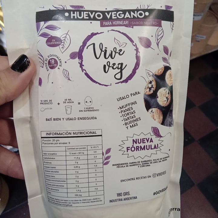 photo of Vive Veg Huevo Vegano shared by @noeveg on  19 Feb 2023 - review
