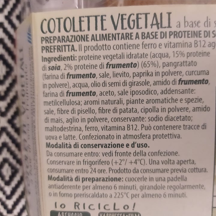 photo of Just Veg! (ALDI Italy) Cotolette vegetali shared by @valy on  26 Mar 2023 - review
