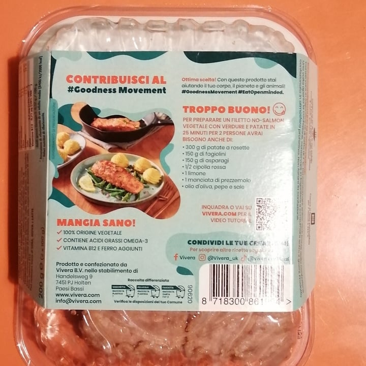 photo of Vivera Filetto No-Salmon Vegetale shared by @indaco on  26 Jul 2023 - review