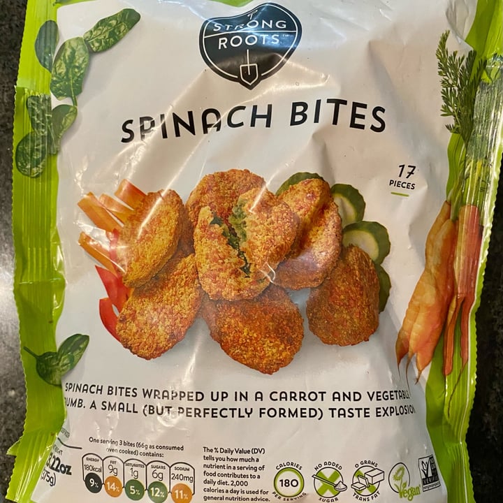 photo of Strong Roots Spinach Bites shared by @sandrews on  15 Mar 2023 - review
