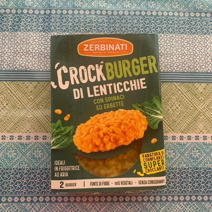 photo of Zerbinati Crockburger Di Lenticchie Con Spinaci Ed Erbette shared by @tiziana79 on  16 Jun 2023 - review