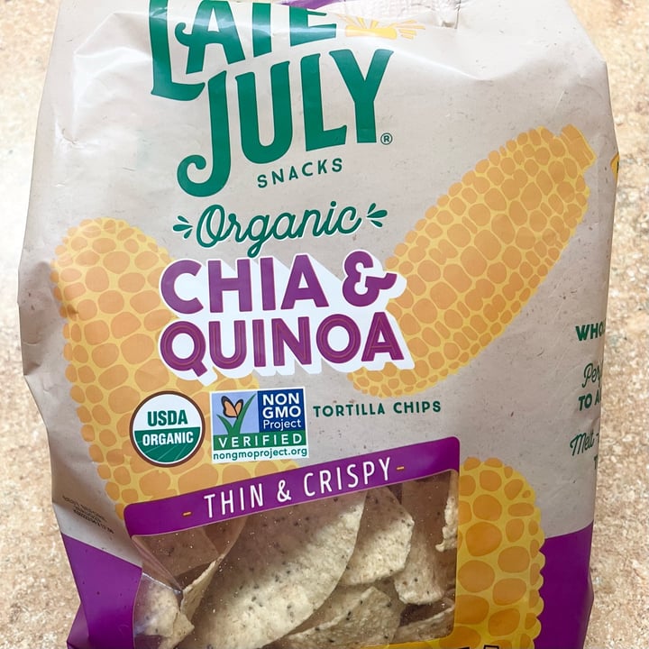 photo of Late July Snacks Chia and Quinoa Tortilla Chips shared by @monikitty on  30 Apr 2023 - review
