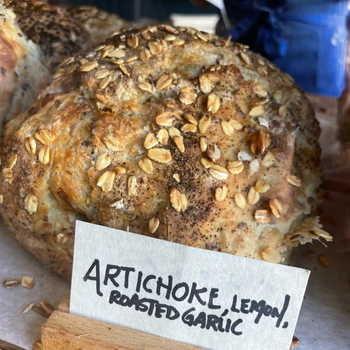 photo of Oat Bakery Artichoke Garlic Bread shared by @sbvegans on  07 Apr 2023 - review