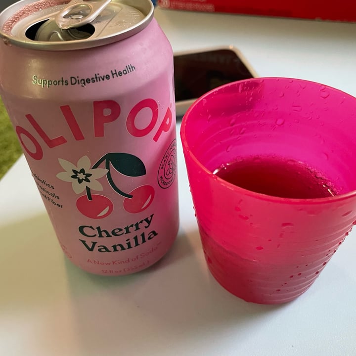 photo of OLIPOP Cherry vanilla shared by @clarendiee on  12 May 2023 - review