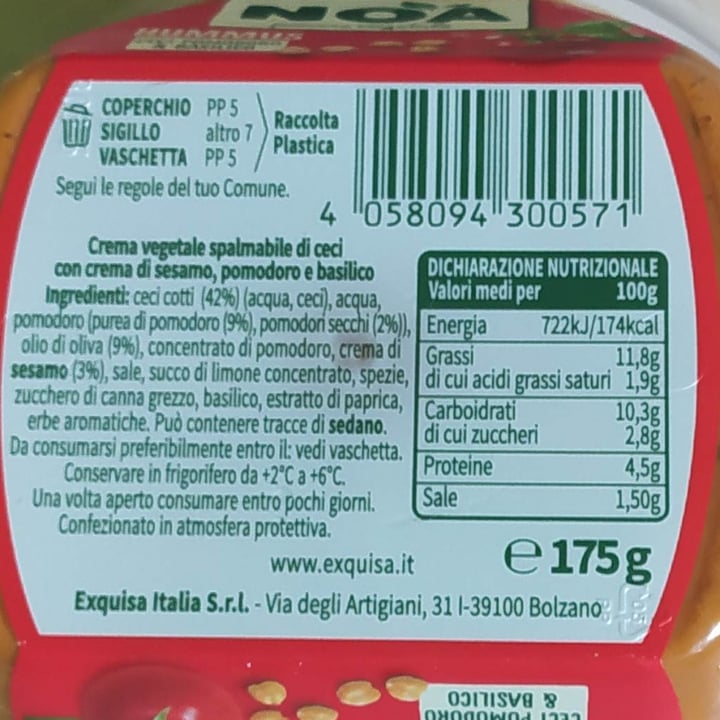 photo of Noa Hummus Ceci E Pomodoro shared by @lalla2527 on  06 Jul 2023 - review