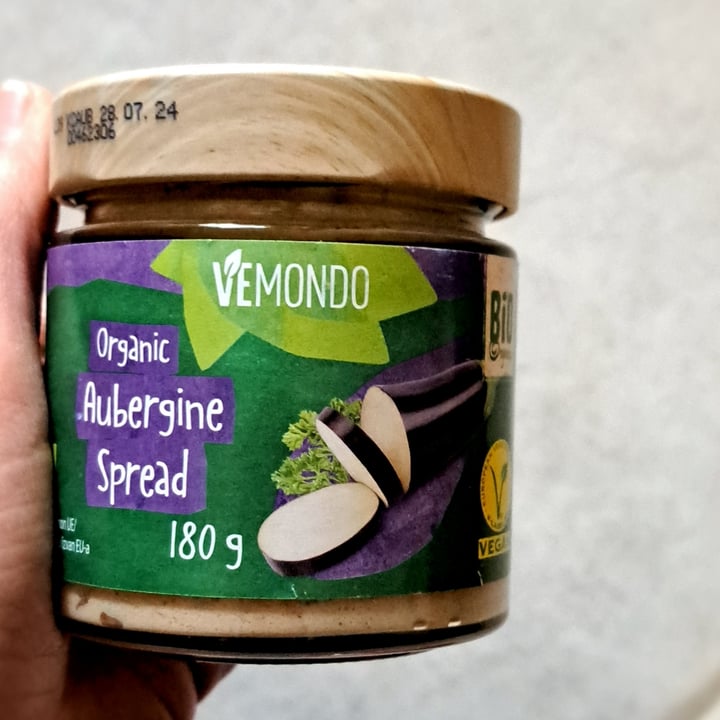 photo of Vemondo organic aubergine spread shared by @giuliasmart on  25 Jan 2023 - review