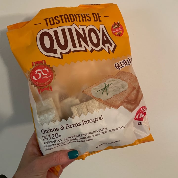 photo of Yin Yang Tostaditas de Quinoa shared by @aguuschinita on  23 Jun 2023 - review