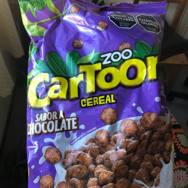 photo of Zoo Cartoon Cereal Cereal sabor Chocolate shared by @vegansencillo on  27 Jun 2023 - review