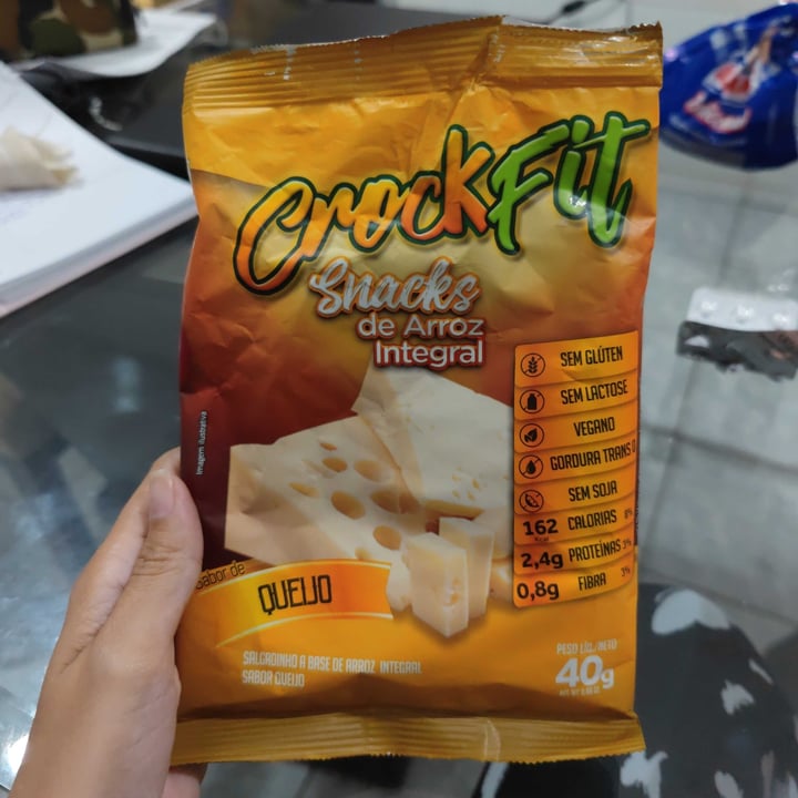 photo of crockfit Snacks de Arroz Integral Sabor Queijo shared by @sabrinanatalini on  12 Feb 2023 - review
