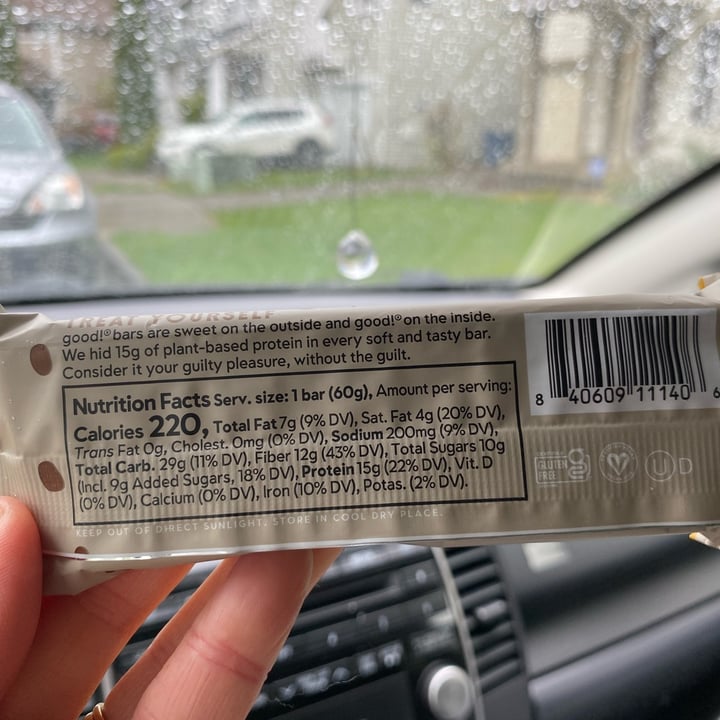 photo of Good! Cookie Protein Bar shared by @xtal on  05 May 2023 - review